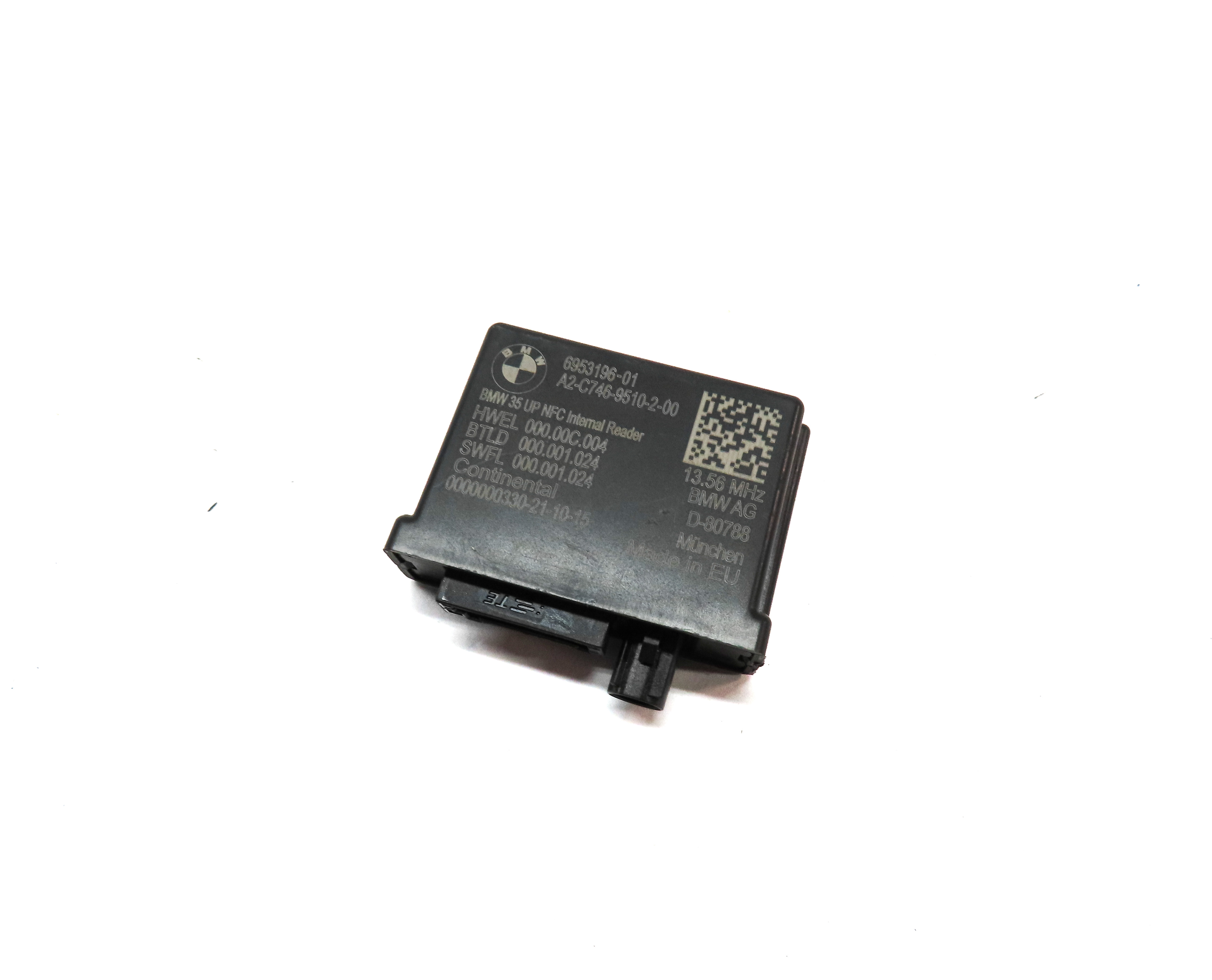2016 BMW 750i (G11) NEAR FIELD AERIAL COMMUNICATION CONTROL MODULE — exact item pictured